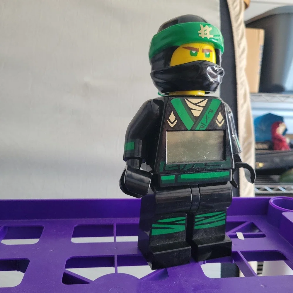 LEGO Ninjago Cole Light Up Digital Alarm Clock 9.5